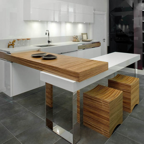 Beautiful And Modern Kitchen Interior Design.